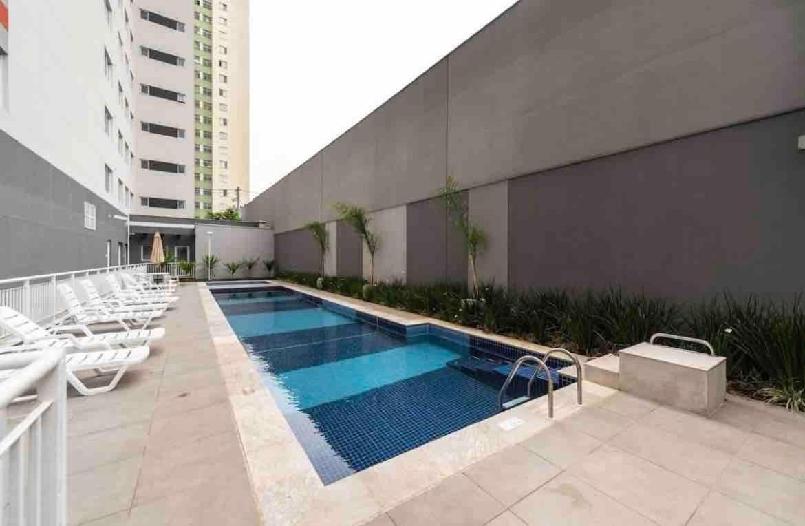 Mv63 - Studio Lindo Com Piscina Prox Ao Metro Bras Σάο Πάολο Εξωτερικό φωτογραφία