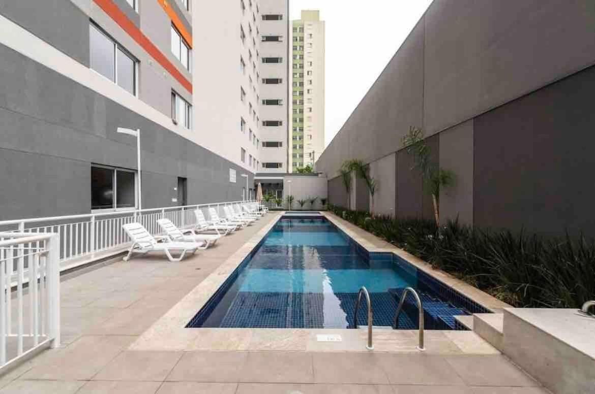 Mv63 - Studio Lindo Com Piscina Prox Ao Metro Bras Σάο Πάολο Εξωτερικό φωτογραφία